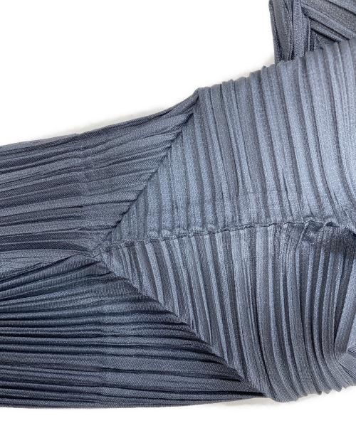 PLEATS PLEASE（プリーツプリーズ）PLEATS PLEASE (プリーツプリーズ) カーディガン/パンチングプリーツトップス グレー サイズ:３の古着・服飾アイテム
