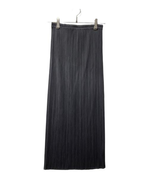 PLEATS PLEASE（プリーツプリーズ）PLEATS PLEASE (プリーツプリーズ) プリーツロングスカート グレー サイズ:２　の古着・服飾アイテム