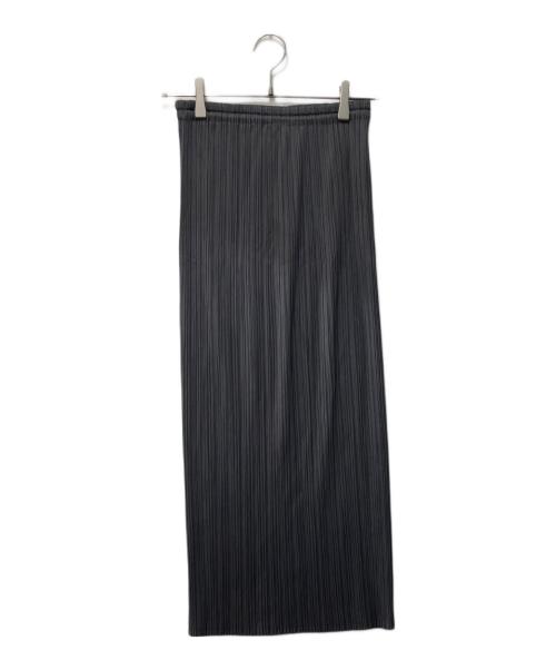 PLEATS PLEASE（プリーツプリーズ）PLEATS PLEASE (プリーツプリーズ) プリーツロングスカート グレー サイズ:２　の古着・服飾アイテム