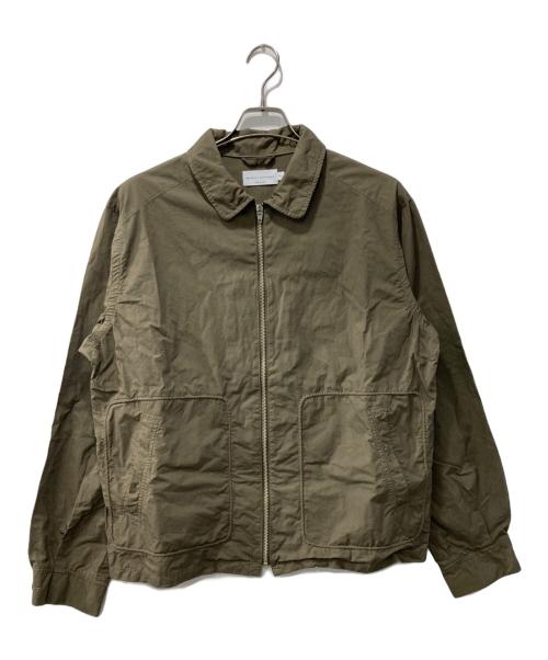 Manual Alphabet（マニュアル アルファベット）Manual Alphabet (マニュアル アルファベット) OVERDYED JACKET/オーバーダイジャケット オリーブ サイズ:2の古着・服飾アイテム