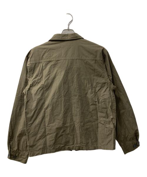 Manual Alphabet（マニュアル アルファベット）Manual Alphabet (マニュアル アルファベット) OVERDYED JACKET/オーバーダイジャケット オリーブ サイズ:2の古着・服飾アイテム