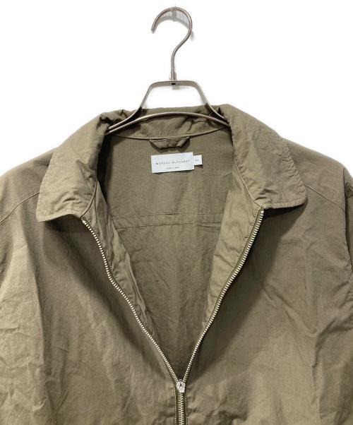 Manual Alphabet（マニュアル アルファベット）Manual Alphabet (マニュアル アルファベット) OVERDYED JACKET/オーバーダイジャケット オリーブ サイズ:2の古着・服飾アイテム