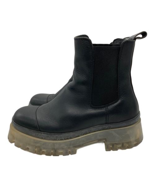 MARC JACOBS（マークジェイコブス）MARC JACOBS (マークジェイコブス) STOMPER BOOT/サイドゴアブーツ ブラック サイズ:38の古着・服飾アイテム