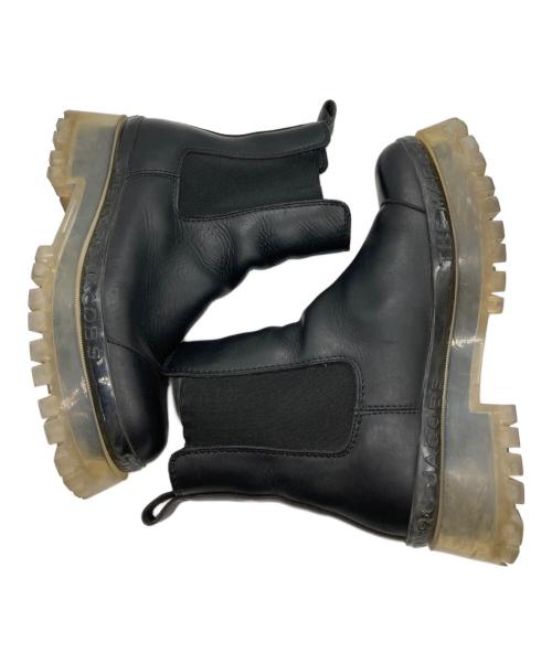 MARC JACOBS（マークジェイコブス）MARC JACOBS (マークジェイコブス) STOMPER BOOT/サイドゴアブーツ ブラック サイズ:38の古着・服飾アイテム