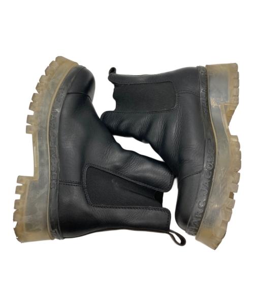 MARC JACOBS（マークジェイコブス）MARC JACOBS (マークジェイコブス) STOMPER BOOT/サイドゴアブーツ ブラック サイズ:38の古着・服飾アイテム