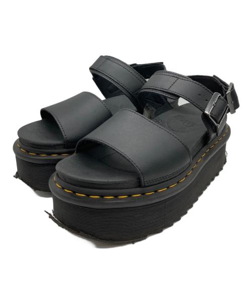 Dr.Martens（ドクターマーチン）Dr.Martens (ドクターマーチン) VOSS Hydro Leather/厚底サンダル ブラック サイズ:UK6の古着・服飾アイテム
