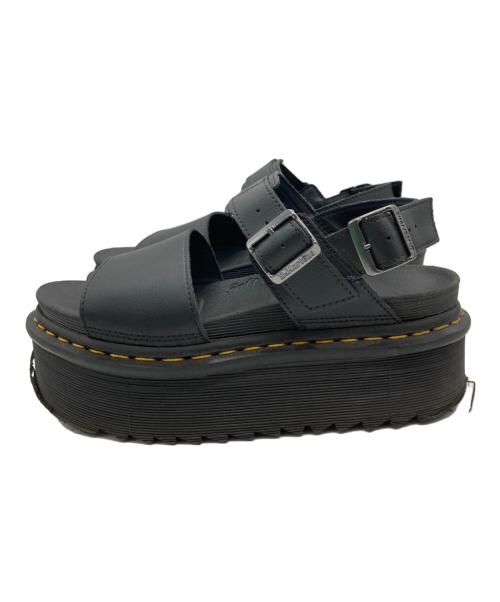 Dr.Martens（ドクターマーチン）Dr.Martens (ドクターマーチン) VOSS Hydro Leather/厚底サンダル ブラック サイズ:UK6の古着・服飾アイテム