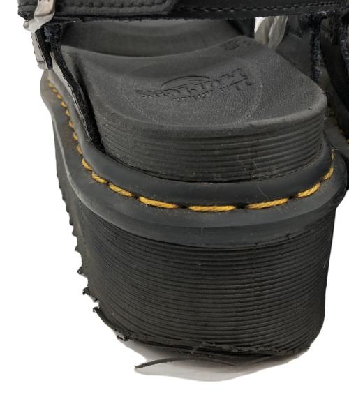 Dr.Martens（ドクターマーチン）Dr.Martens (ドクターマーチン) VOSS Hydro Leather/厚底サンダル ブラック サイズ:UK6の古着・服飾アイテム