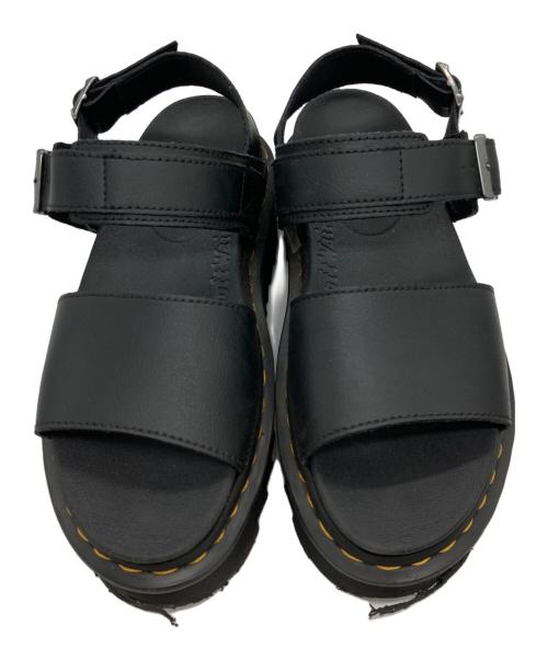 Dr.Martens（ドクターマーチン）Dr.Martens (ドクターマーチン) VOSS Hydro Leather/厚底サンダル ブラック サイズ:UK6の古着・服飾アイテム