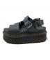 Dr.Martens (ドクターマーチン) VOSS Hydro Leather/厚底サンダル ブラック サイズ:UK6：8000円