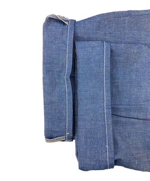 Liyoca（リヨカ）Liyoca (リヨカ) 綿麻ワイドパンツ インディゴ サイズ:36の古着・服飾アイテム