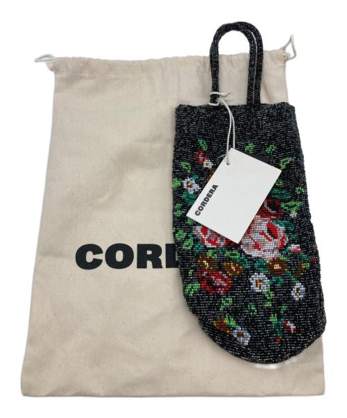 CORDERA（コルデラ）CORDERA (コルデラ) ROSAS/ビーズハンドバッグ ブラックの古着・服飾アイテム