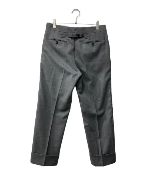Thom Browne（トムブラウン）Thom Browne (トムブラウン) クラシック ツイル バックストラップ トラウザー グレー サイズ:０の古着・服飾アイテム