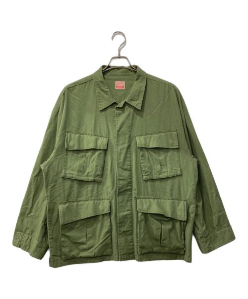 HINSON（ヒンソン）HINSON (ヒンソン) リップストップファティーグジャケット カーキ サイズ:Mの古着・服飾アイテム