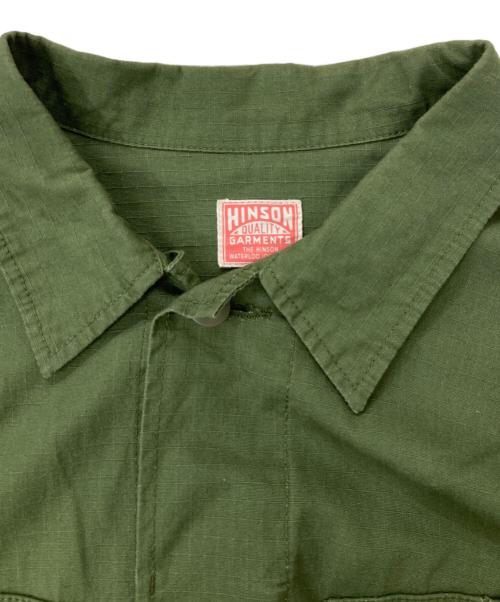 HINSON（ヒンソン）HINSON (ヒンソン) リップストップファティーグジャケット カーキ サイズ:Mの古着・服飾アイテム