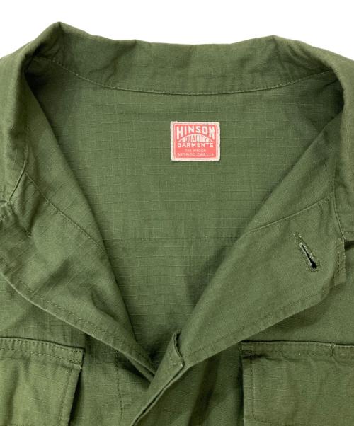 HINSON（ヒンソン）HINSON (ヒンソン) リップストップファティーグジャケット カーキ サイズ:Mの古着・服飾アイテム