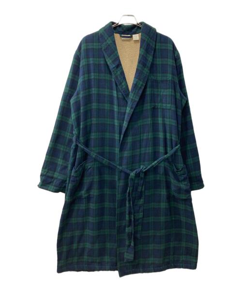 L.L.Bean（エルエルビーン）L.L.Bean (エルエルビーン) 裏ボアガウンコート カーキ サイズ:Lの古着・服飾アイテム