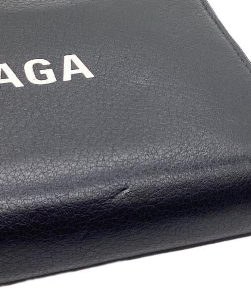 BALENCIAGA（バレンシアガ）BALENCIAGA (バレンシアガ) エブリデイラウンドファスナー財布 ブラックの古着・服飾アイテム