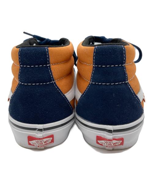 VANS（ヴァンズ）VANS (ヴァンズ) SKATE GROSSO MID/ミッドカットスニーカー ネイビー×オレンジ サイズ:29.5の古着・服飾アイテム