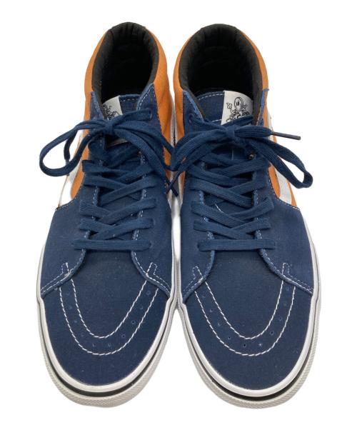 VANS（ヴァンズ）VANS (ヴァンズ) SKATE GROSSO MID/ミッドカットスニーカー ネイビー×オレンジ サイズ:29.5の古着・服飾アイテム