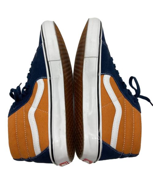 VANS（ヴァンズ）VANS (ヴァンズ) SKATE GROSSO MID/ミッドカットスニーカー ネイビー×オレンジ サイズ:29.5の古着・服飾アイテム