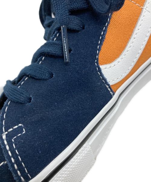 VANS（ヴァンズ）VANS (ヴァンズ) SKATE GROSSO MID/ミッドカットスニーカー ネイビー×オレンジ サイズ:29.5の古着・服飾アイテム