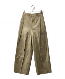 allureville（アルアバイル）の古着「26SS/チノボックスタックパンツ」｜ベージュ