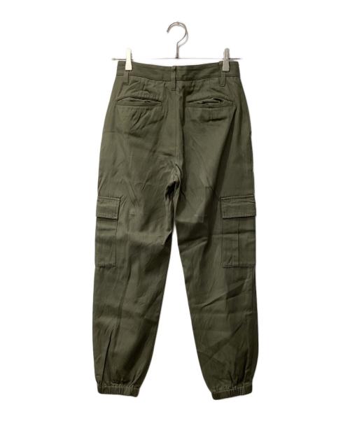 allureville（アルアバイル）allureville (アルアバイル) バルキーシックチノカーゴパンツ カーキ サイズ:1の古着・服飾アイテム