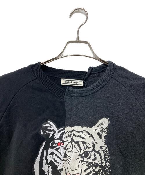 Onitsuka Tiger（オニツカタイガー）Onitsuka Tiger (オニツカタイガー) ドッキングスウェット グレー サイズ:Mの古着・服飾アイテム
