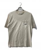 PALACEパレス）の古着「EASY POCKET T-SHIRT/ポケットTシャツ」｜ベージュ