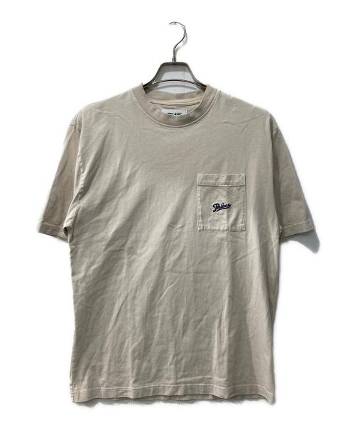 PALACE（パレス）PALACE (パレス) EASY POCKET T-SHIRT/ポケットTシャツ ベージュ サイズ:Sの古着・服飾アイテム