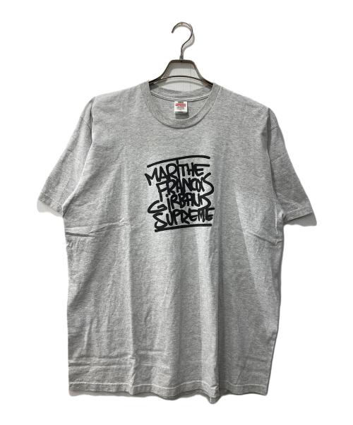 SUPREME（シュプリーム）SUPREME (シュプリーム) MARITHE+FRANCOIS GIRBAUD (マリテフランソワジルボー) プリントTシャツ グレー サイズ:XLの古着・服飾アイテム