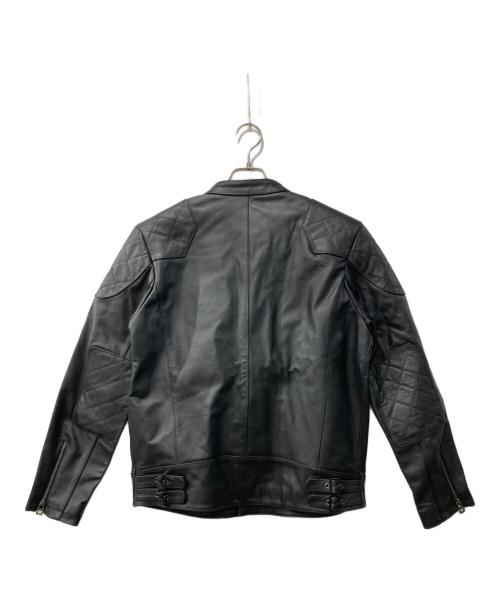 BOLINI（ボリーニ）BOLINI (ボリーニ) シングルライダースジャケット/レザージャケット ブラック サイズ:48の古着・服飾アイテム