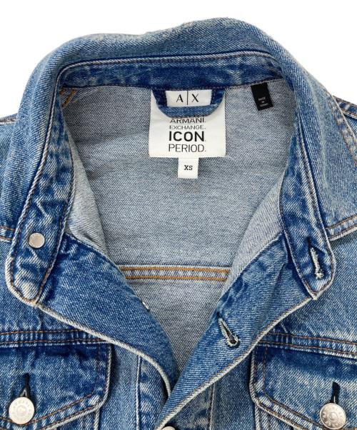 ARMANI EXCHANGE ICON PERIOD（アルマーニ エクスチェンジ アイコン ピリオド）ARMANI EXCHANGE ICON PERIOD (アルマーニ エクスチェンジ アイコン ピリオド) デニムジャケット インディゴ サイズ:XSの古着・服飾アイテム