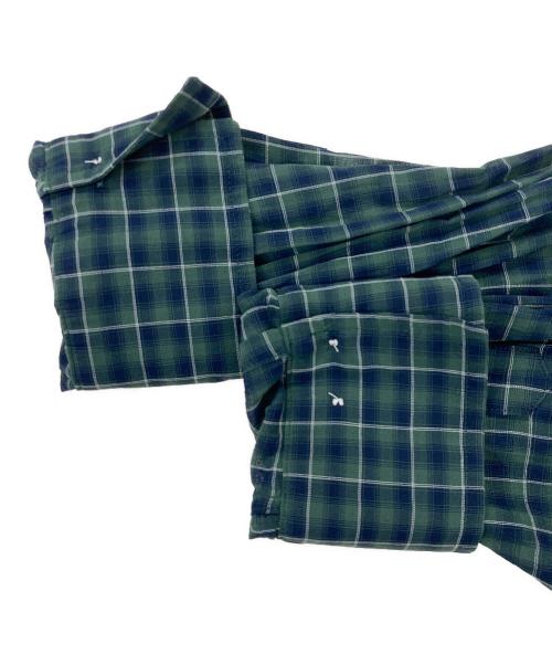 Spick and Span（スピック＆スパン）Spick and Span (スピック＆スパン) コットンボイルチェックシャツ グリーン×ネイビー サイズ:記載なしの古着・服飾アイテム
