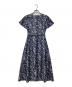 SHIPS (シップス) フラワープリントVネックワンピース ネイビー サイズ:ONE SIZE：4000円
