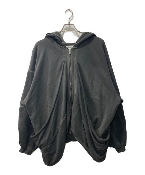 whiteland Blackburn（ホワイトランドブラックバーン）whiteland Blackburn (ホワイトランドブラックバーン) ZIP UP CARGO HOODIE/ジップパーカー グレー サイズ:Fの古着・服飾アイテム