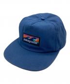 Patagoniaパタゴニア）の古着「ボードショーツ・ラベル・ファンフェアラー・キャップ」｜ネイビー