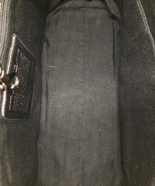 COACH（コーチ）COACH (コーチ) シグネチャーハンドバッグ ブラックの古着・服飾アイテム