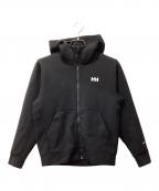 HELLY HANSENヘリーハンセン）の古着「フェザーテックフルジップフーディー」｜ブラック