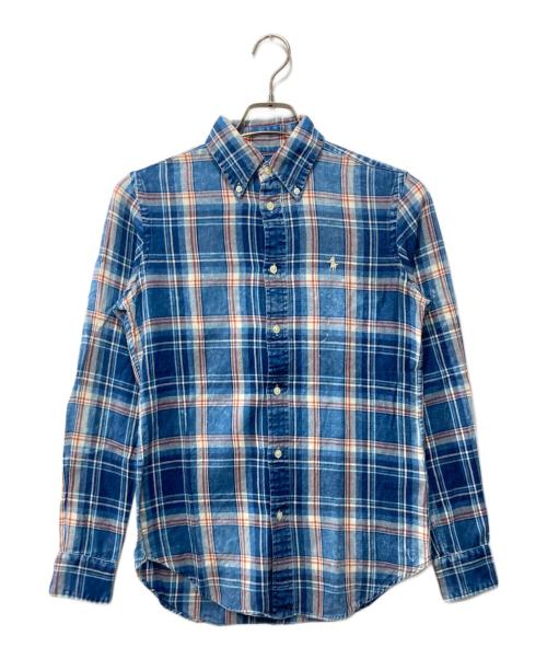 RALPH LAUREN（ラルフローレン）RALPH LAUREN (ラルフローレン) ボタンダウンシャツ ネイビー サイズ:XSの古着・服飾アイテム