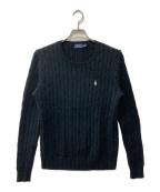 POLO RALPH LAURENポロ・ラルフローレン）の古着「ニット」｜ブラック