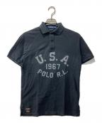 POLO RALPH LAURENポロ・ラルフローレン）の古着「ポロシャツ」｜ブラック