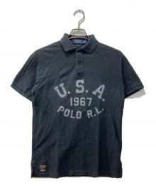 POLO RALPH LAUREN（ポロ・ラルフローレン）の古着「ポロシャツ」｜ブラック