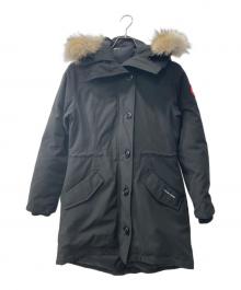 CANADA GOOSE（カナダグース）の古着「ROSSCLAIR PARKA FF/ダウンコート」｜ブラック