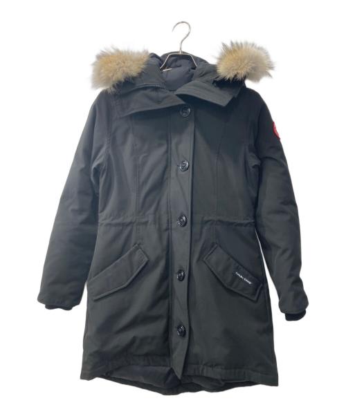 CANADA GOOSE（カナダグース）CANADA GOOSE (カナダグース) ROSSCLAIR PARKA FF/ダウンコート ブラック サイズ:Mの古着・服飾アイテム