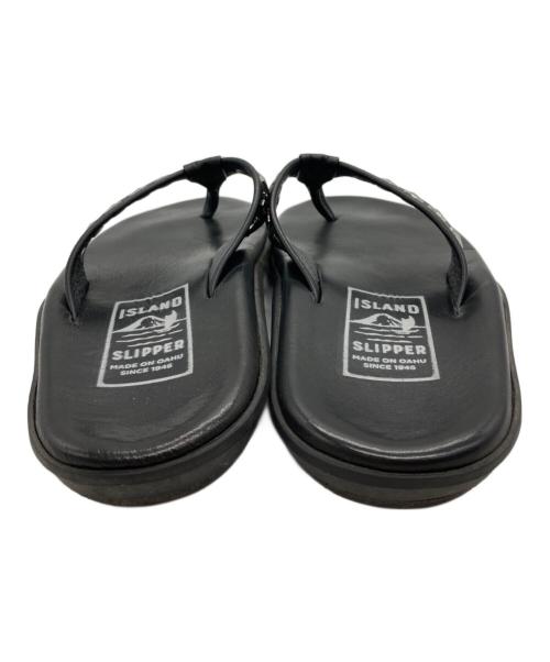 ISLAND SLIPPER（アイランドスリッパ）ISLAND SLIPPER (アイランドスリッパ) スタースタッズトングサンダル ブラック サイズ:6の古着・服飾アイテム