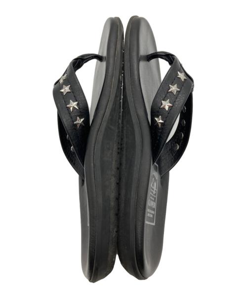 ISLAND SLIPPER（アイランドスリッパ）ISLAND SLIPPER (アイランドスリッパ) スタースタッズトングサンダル ブラック サイズ:6の古着・服飾アイテム