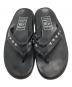 中古・古着 ISLAND SLIPPER (アイランドスリッパ) スタースタッズトングサンダル ブラック サイズ:6：8000円