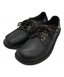 CLARKS ORIGINALS（クラークス オリジナルズ）の古着「trek veldt/レザーシューズ」｜ブラック